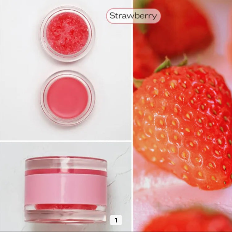 NATURAL 2 IN 1 LIP SCRUB/LIP BALM