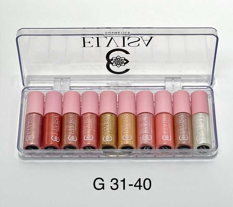 10 PIECE MINI LIPGLOSS SET