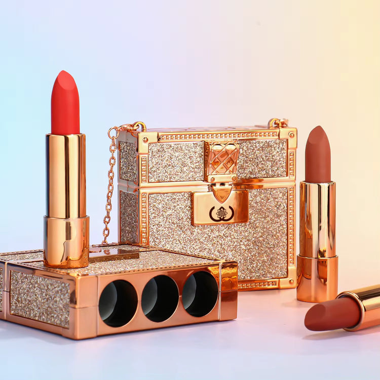 LUXURY 3 PIECE LIPSTICK BAG SET