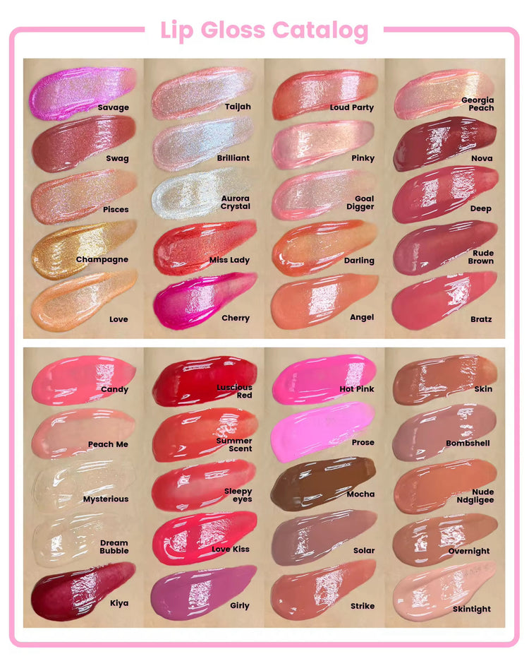 10 PIECE MINI LIPGLOSS SET