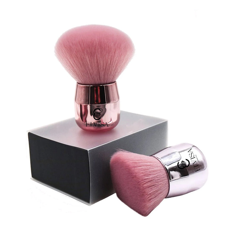 SHORT HANDLE POWDER BRUSH W/ GIFT BOX