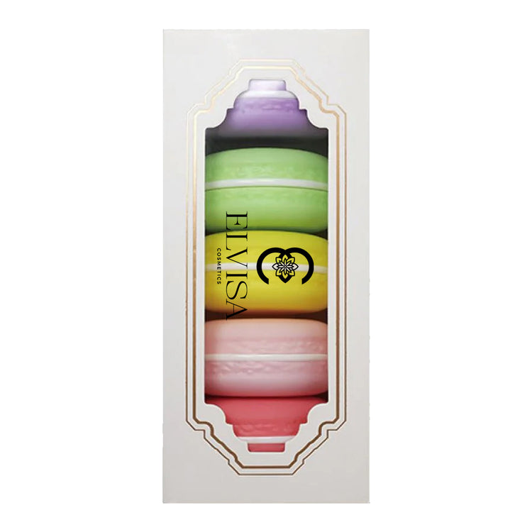 5 PIECE MACARON LIP MASK SET