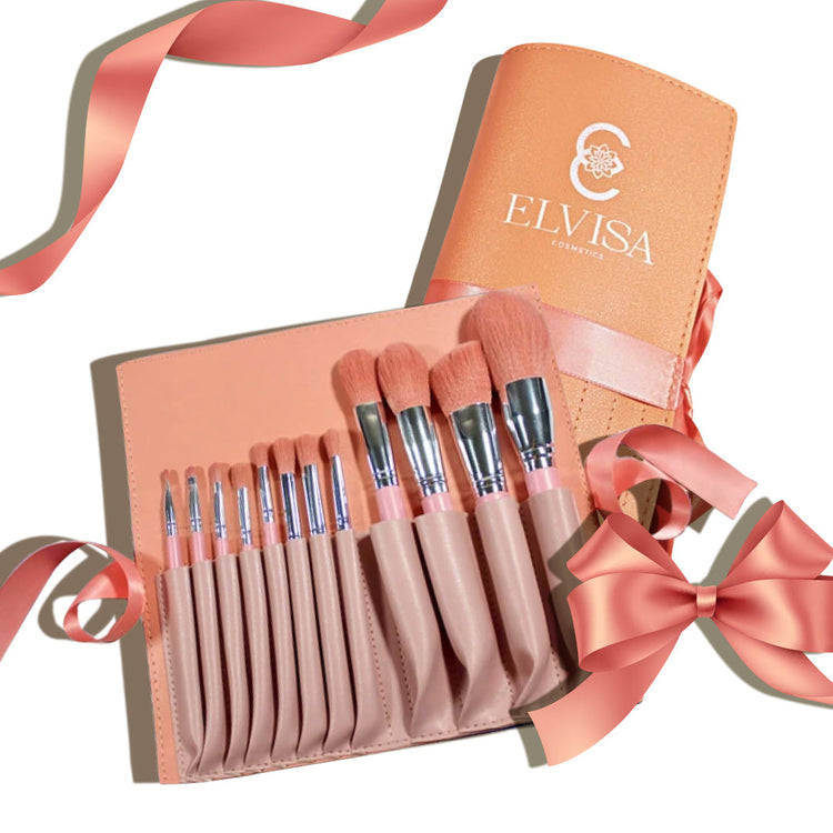 12 PIECE FACE BRUSH SET