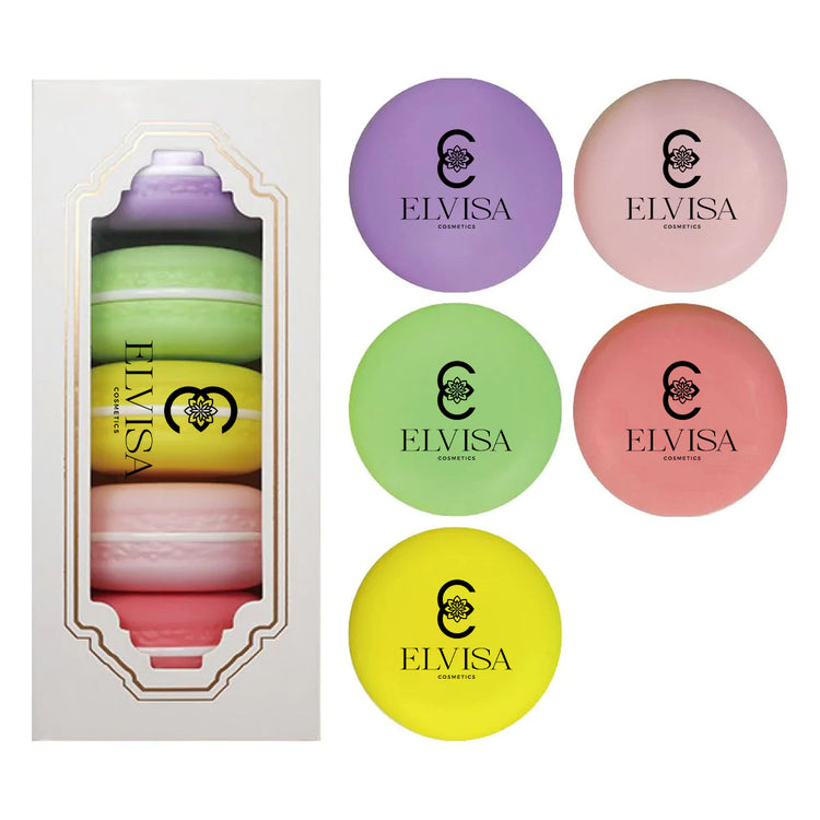 5 PIECE MACARON LIP MASK SET