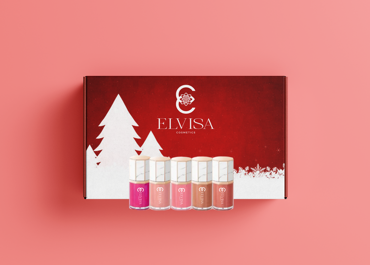 5 PIECE MARBLE LIPGLOSS SET